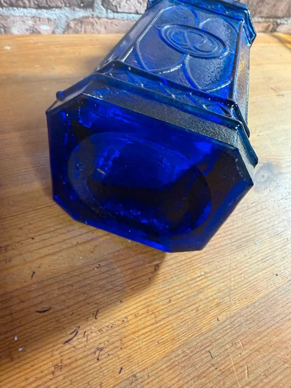 Cobalt Blue Apothecary Bottle with Cork