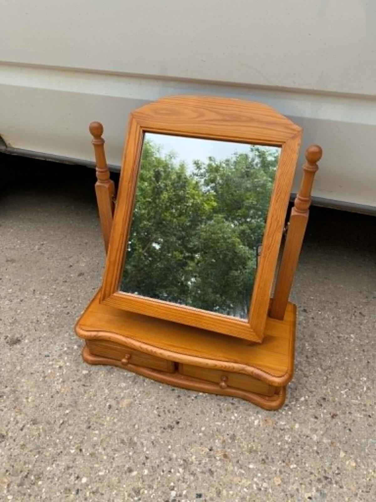 Solid Pine Vanity Mirror