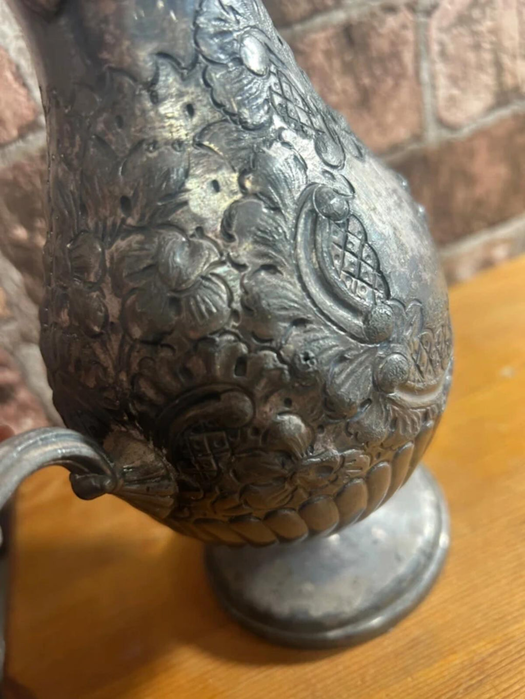 Victorian Lidded Hot Water Jug