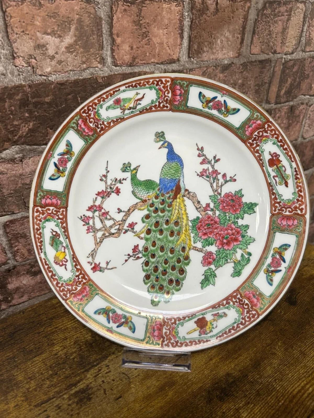 Chinese Peacock Plate