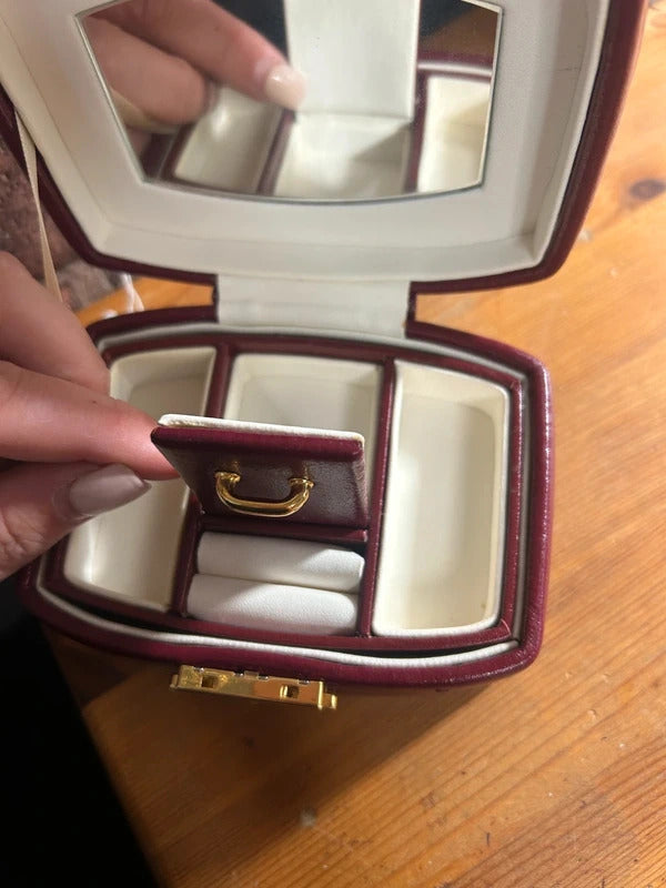 Dulwich Designs Vintage Leather Jewellery Box