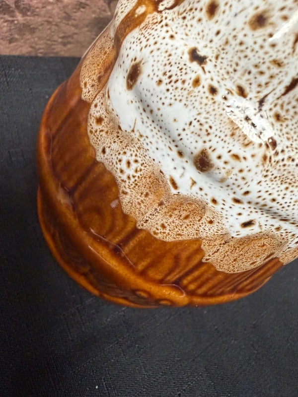 French Stoneware Drip Glaze Jug