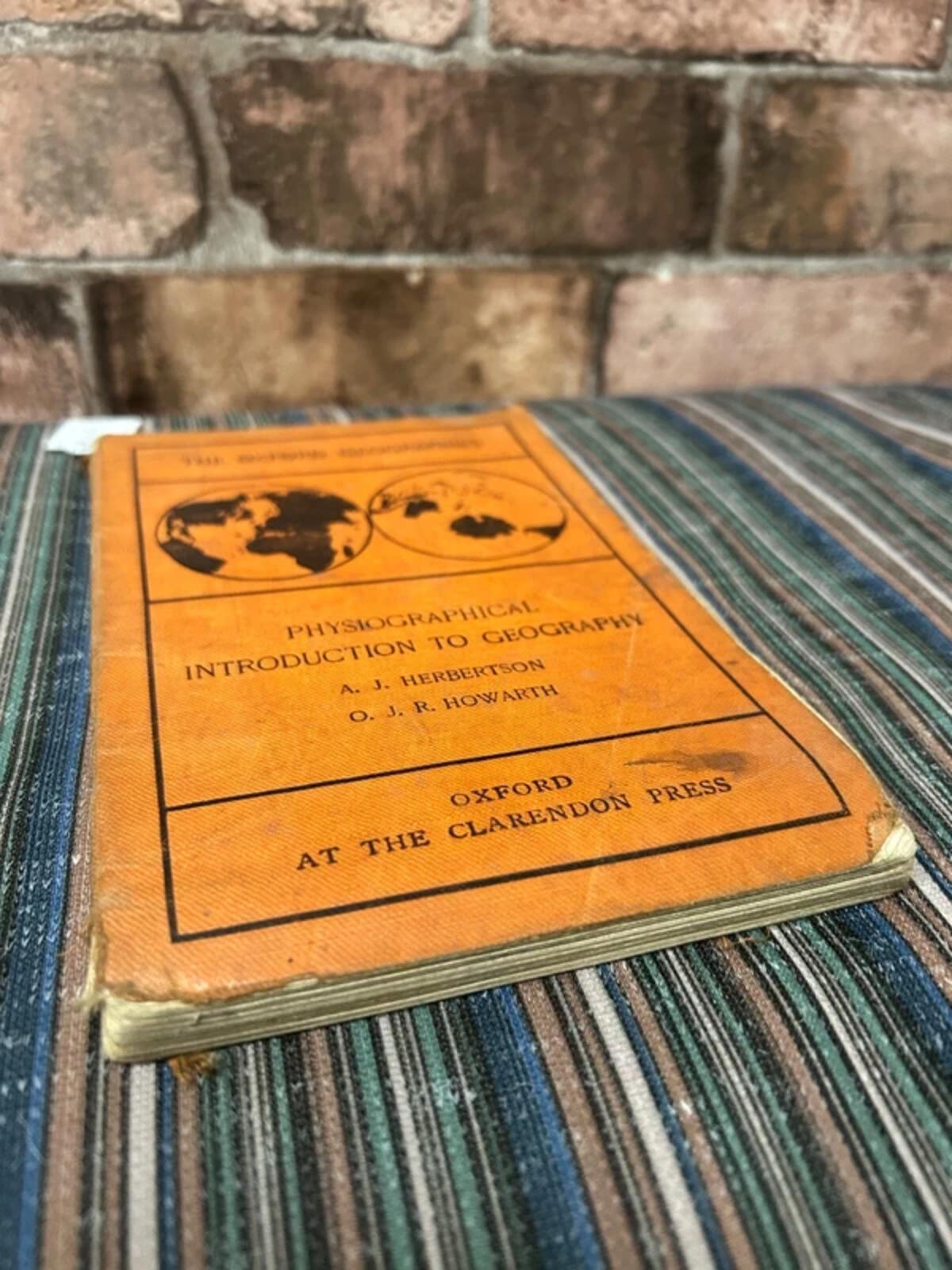 Intro to Geography Vintage Orange Book