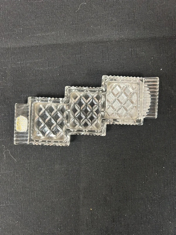 Bohemian Crystal Cruet Set