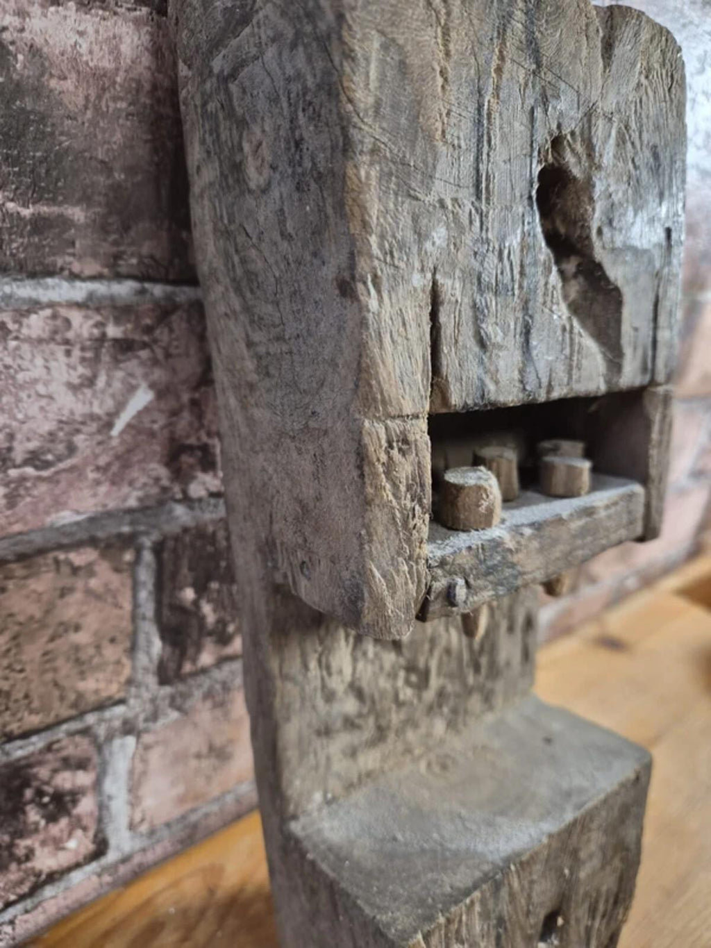 Reclaimed Oak Roof Ending