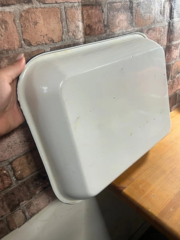 Rectangular Enamel Roasting Tray