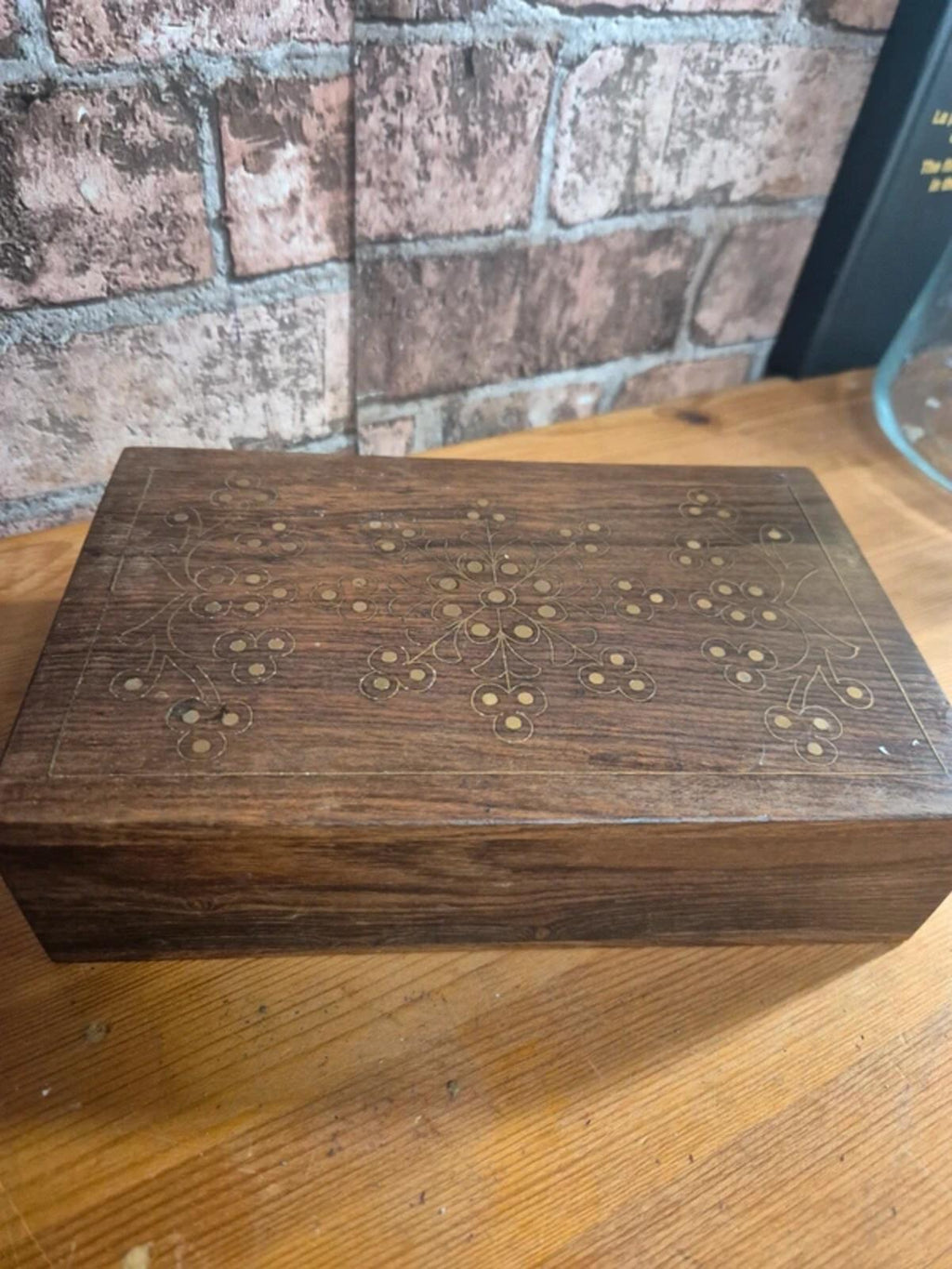 Archana handcrafted Indian wood box