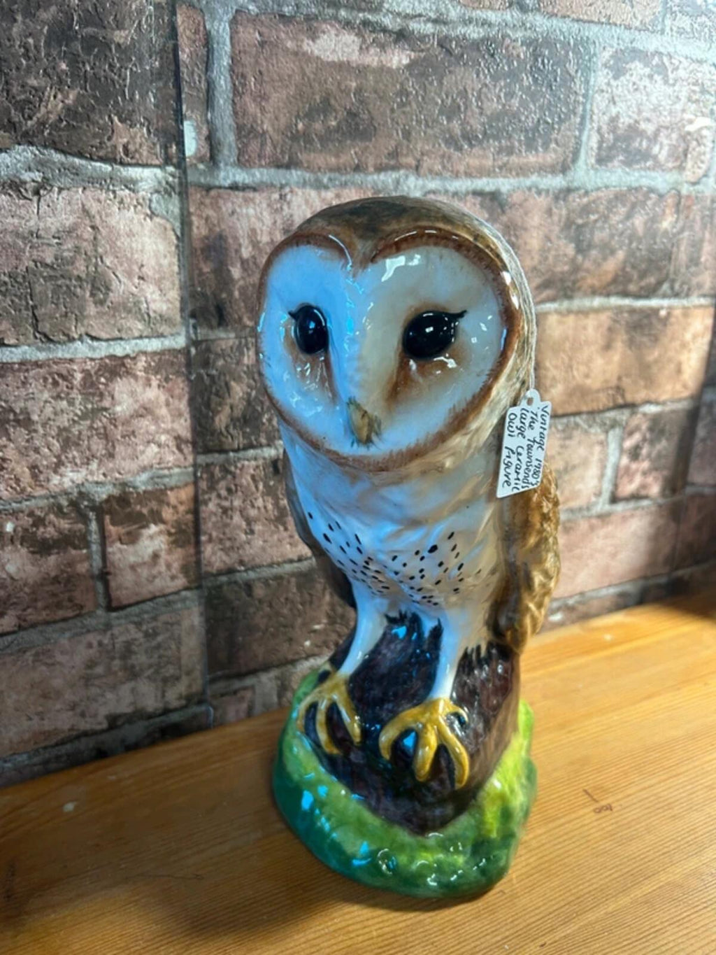 Vintage 1980's The Townsends Large Ceramic Owl Figurine