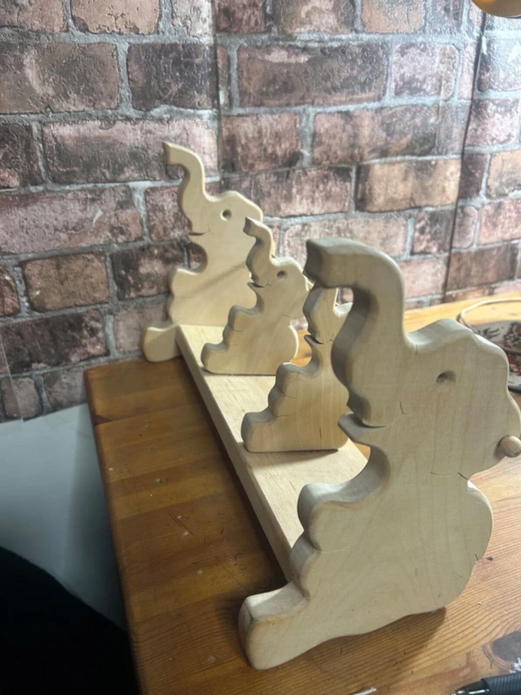 Wooden Children's Elephant Bookshelf