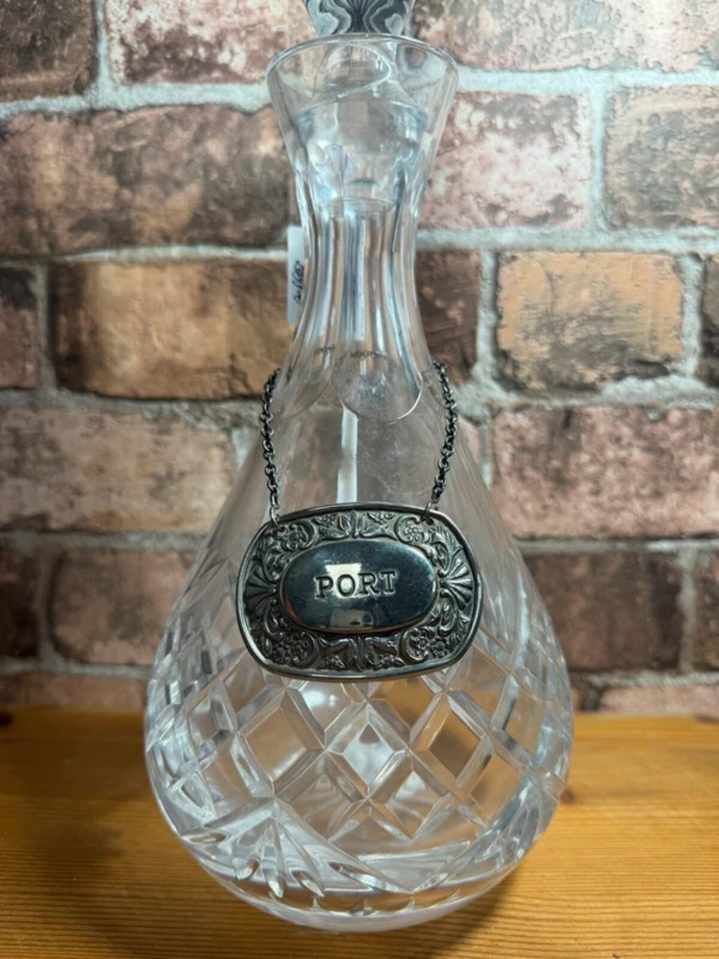 Vintage Crystal Port Decanter