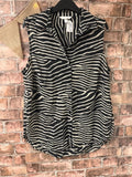 H&M Zebra Print Blouse - Size 14