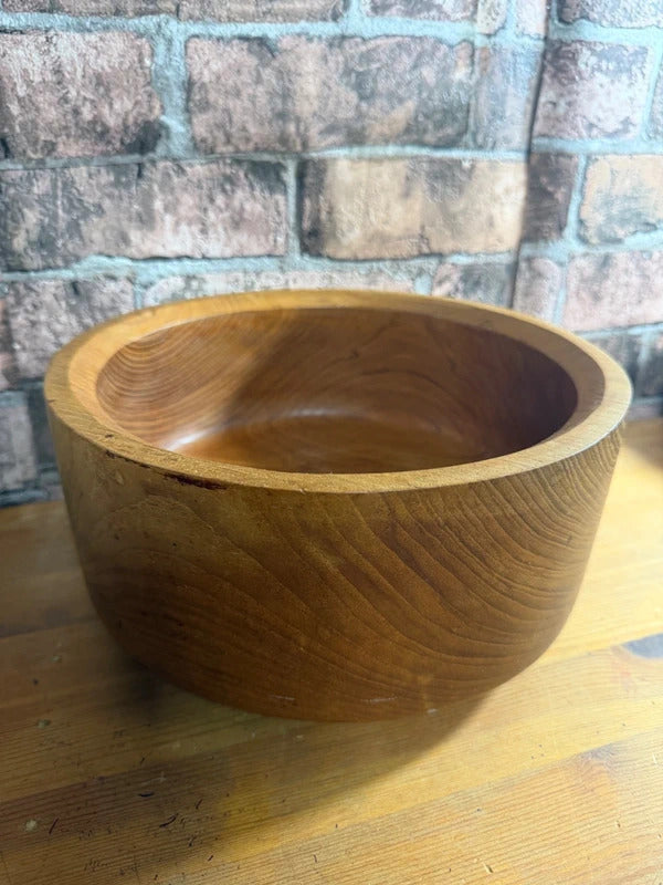 Handcrafted Teakwood Large Bowl