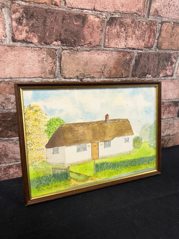 Vintage Watercolour Framed Painting