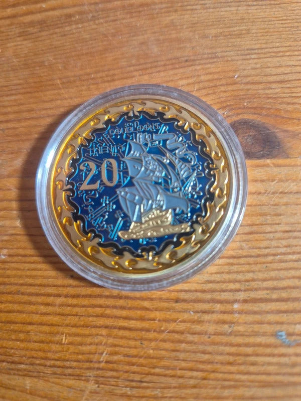 Pirate treasure commemorative coin