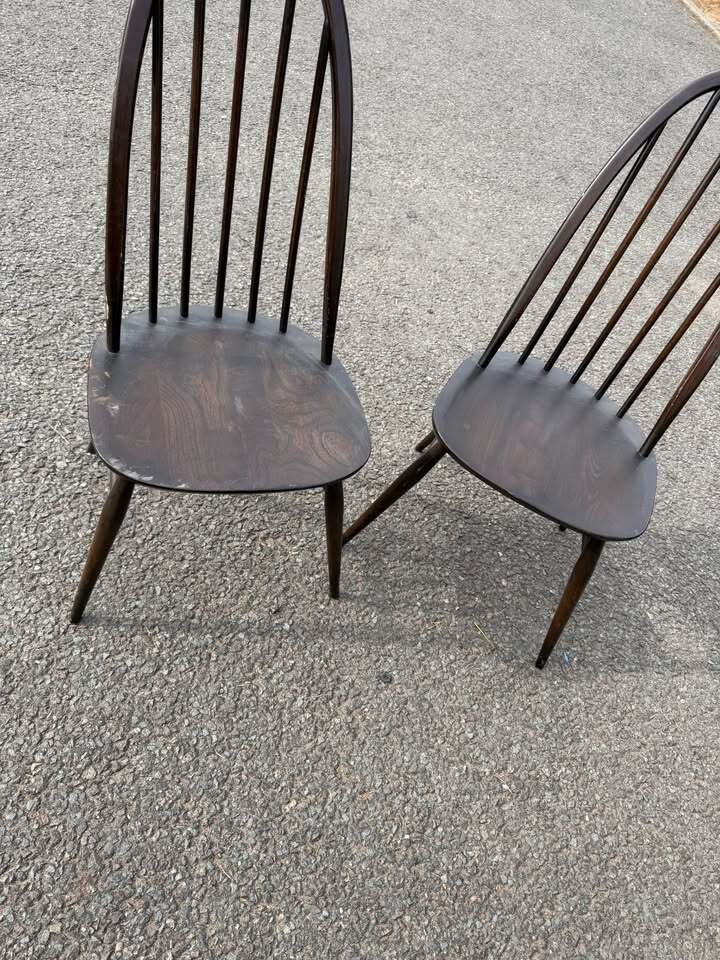 Pair of Ercol Quaker Dining Chairs
