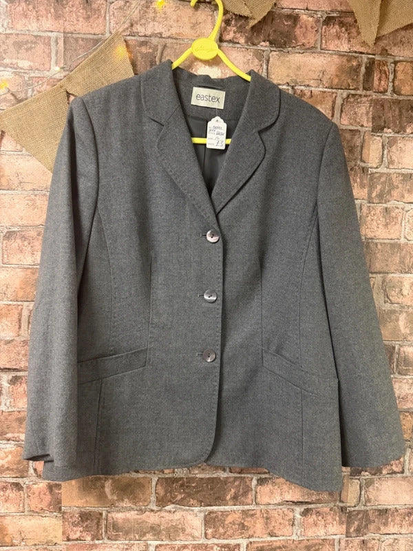 Eastex Grey Blazer - Size 14