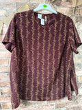Classics Burgundy Top - Size 20
