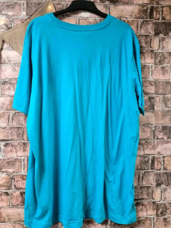 Cotton Traders Teal Cotton Top - Size 2XL