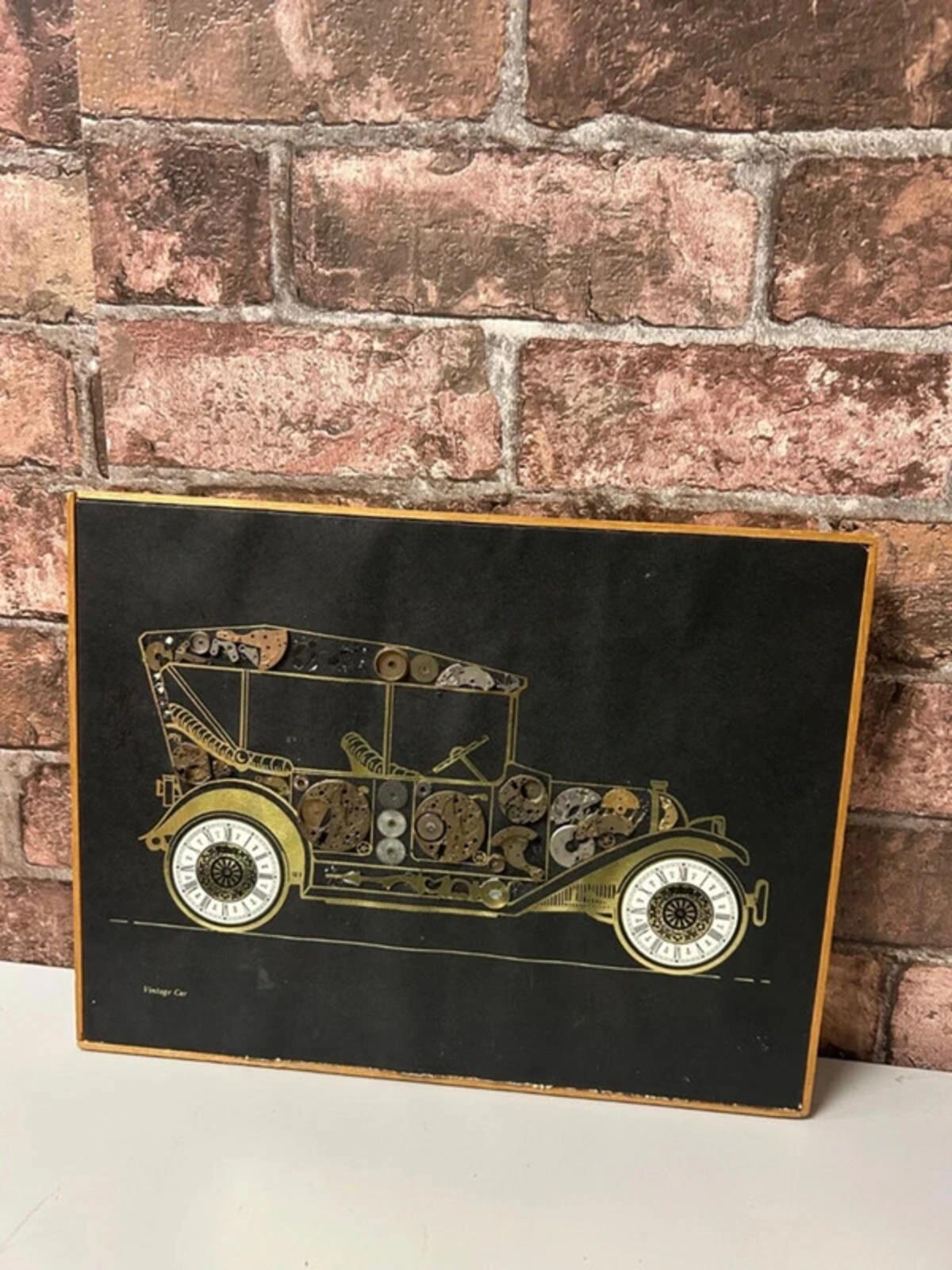 Framed Horological Art Car