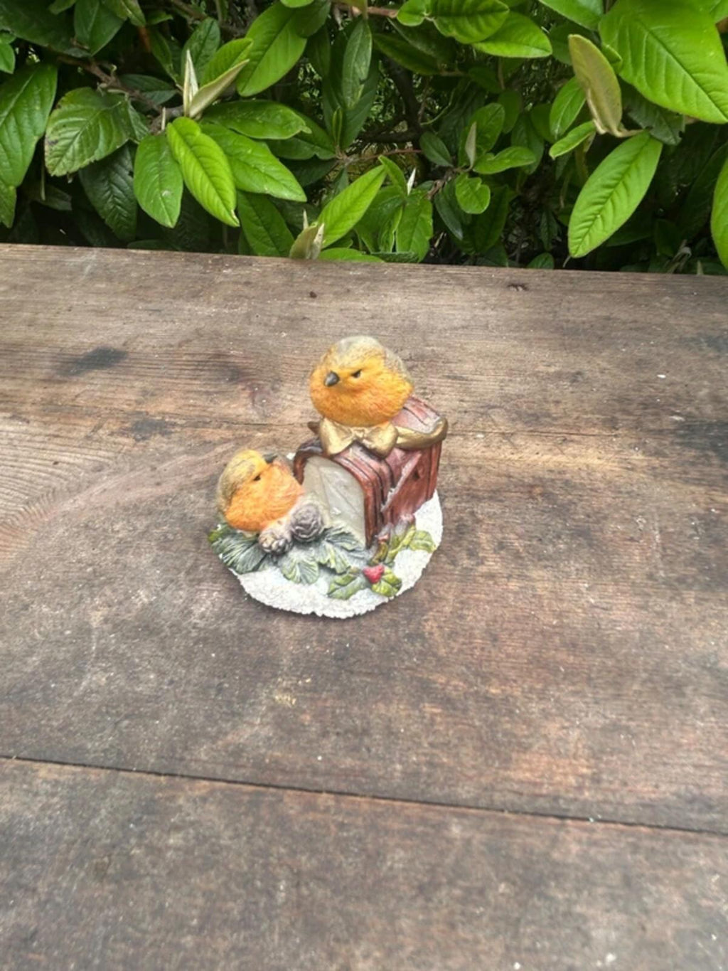Robin Ceramic Statue