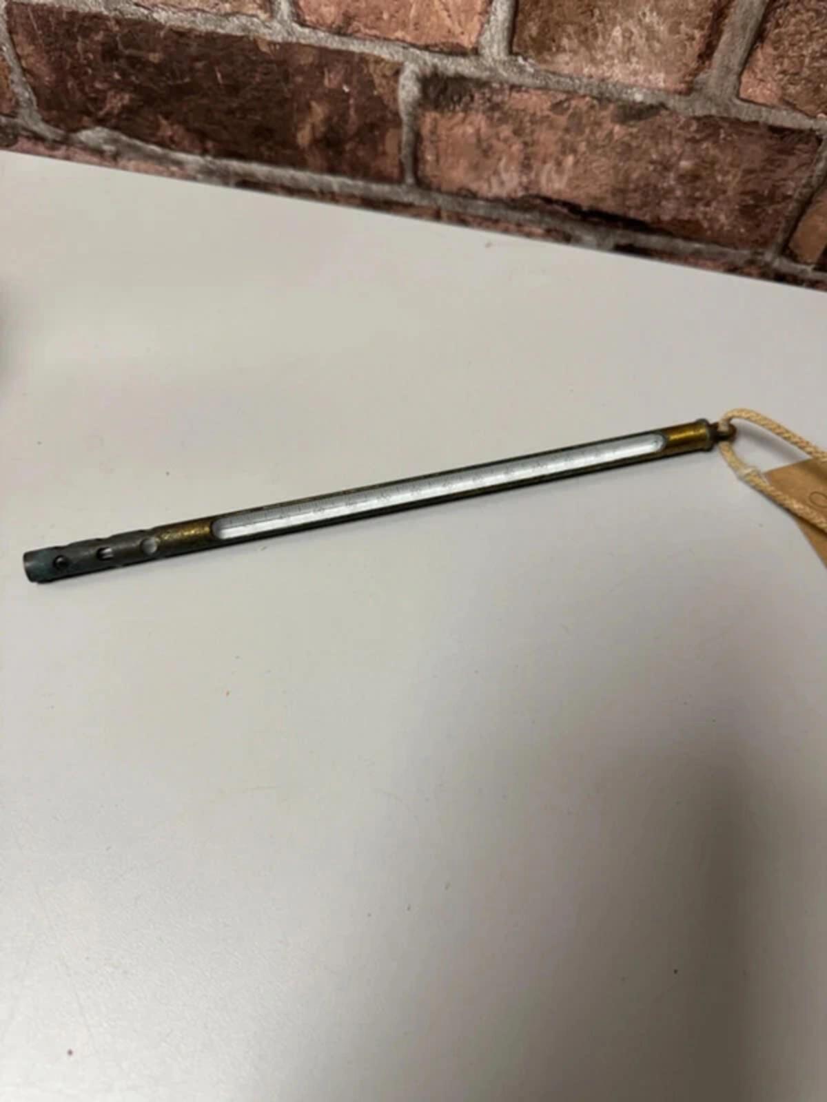 Vintage Brass Thermometer