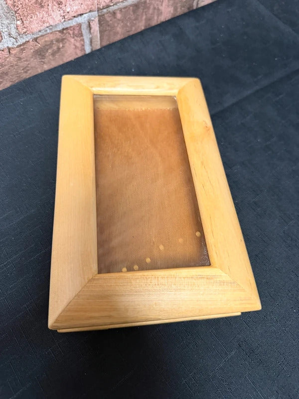 Wooden Glass Fronted Box