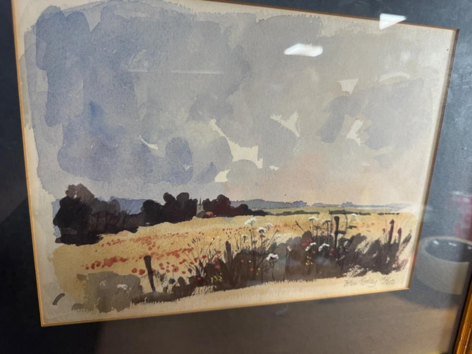 John Tooley Signed and Framed Watercolour