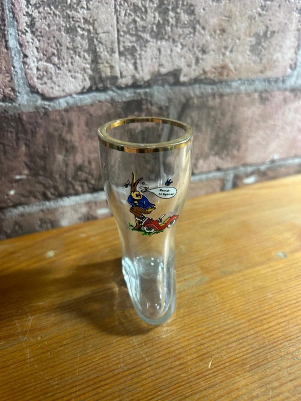 Vintage German Das Boot Shot Glass