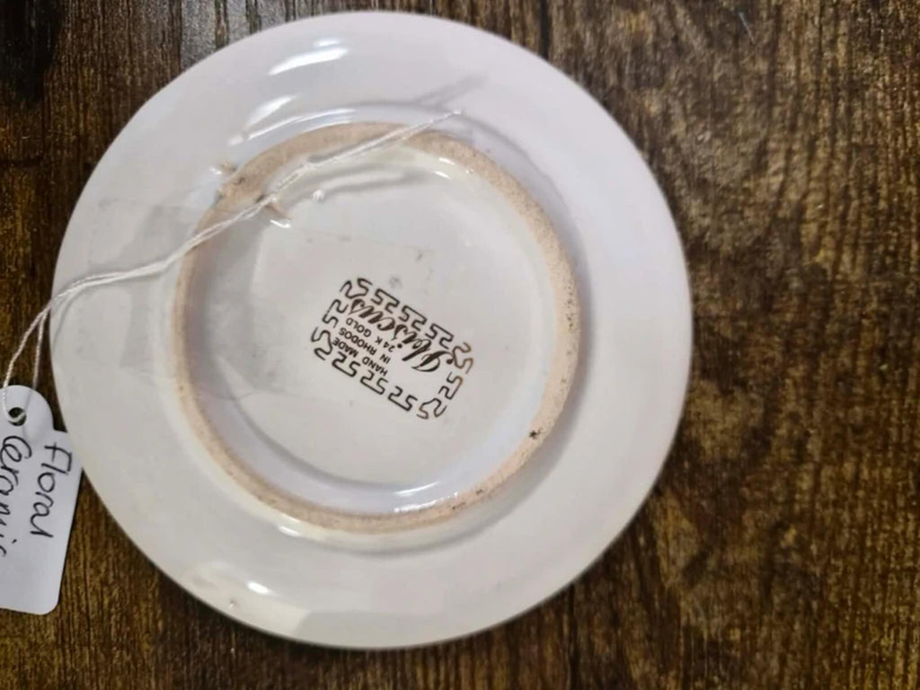 Floral Ceramic Plate