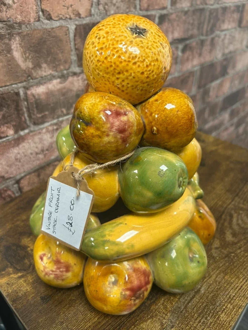 Vintage Ceramic Fruit Stack