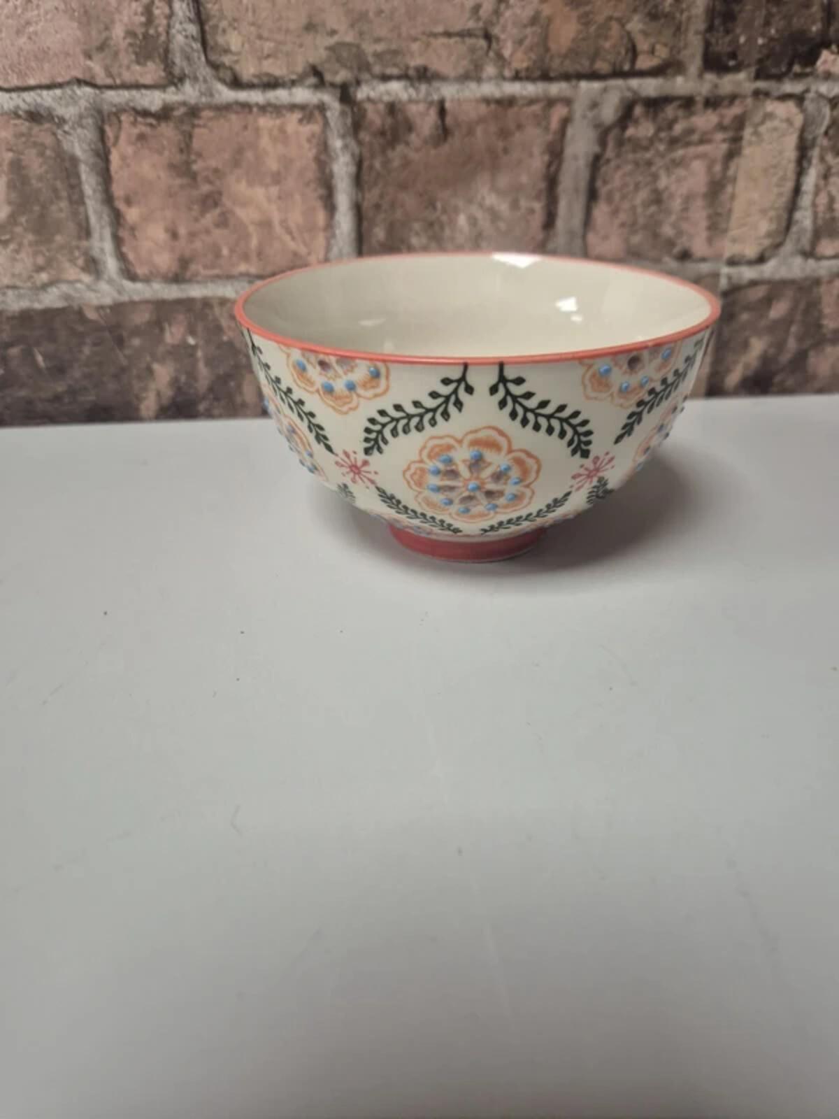 Pair of Moroccan Patterned Bowls