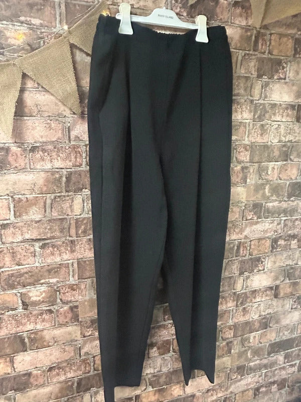 C&A Black Trousers - Size 16
