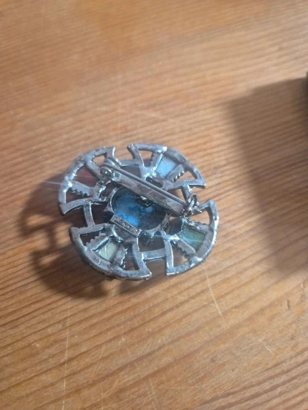 Celtic gem brooch