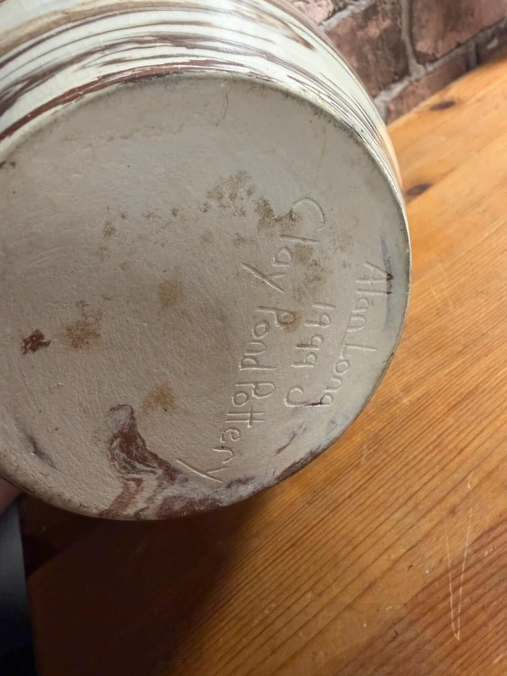 Vintage Alan Long Pottery Vase
