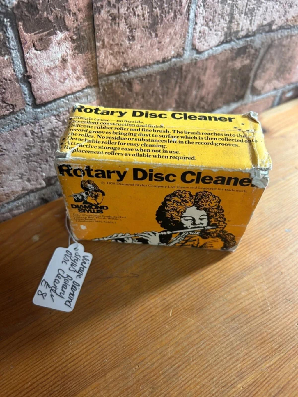 Vintage Diamond Stylus Rotary Disc Cleaner