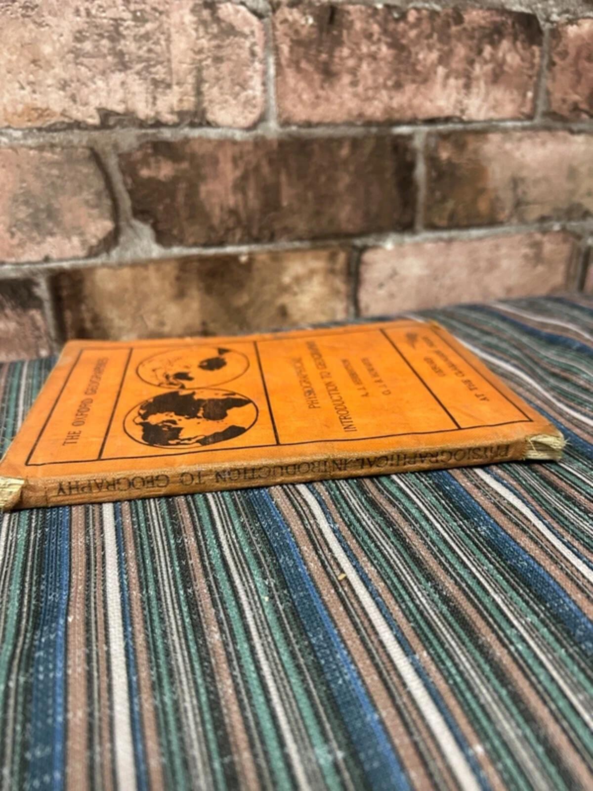 Intro to Geography Vintage Orange Book