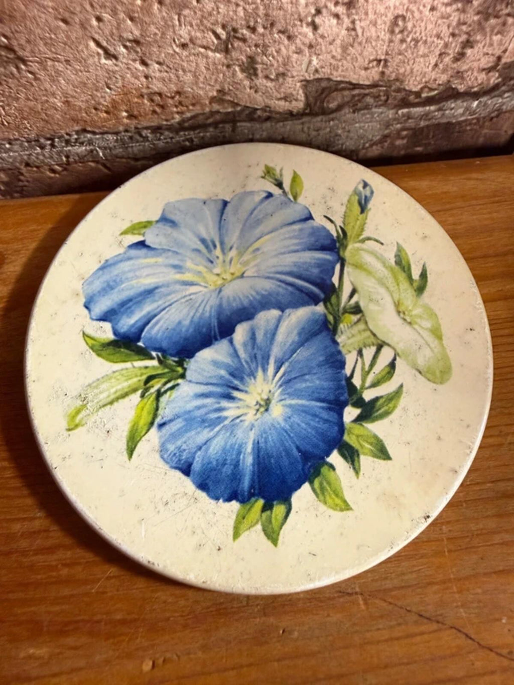 Vintage Floral Coasters x 4