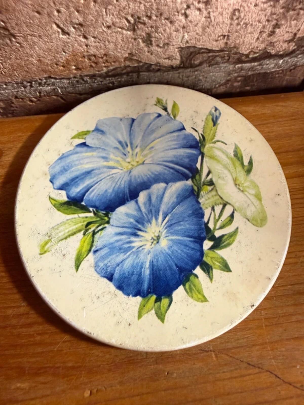 Vintage Floral Coasters x 4
