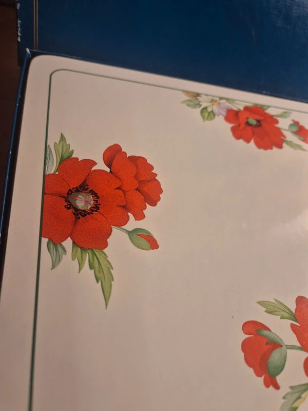 Royal Worcester poppy placemats
