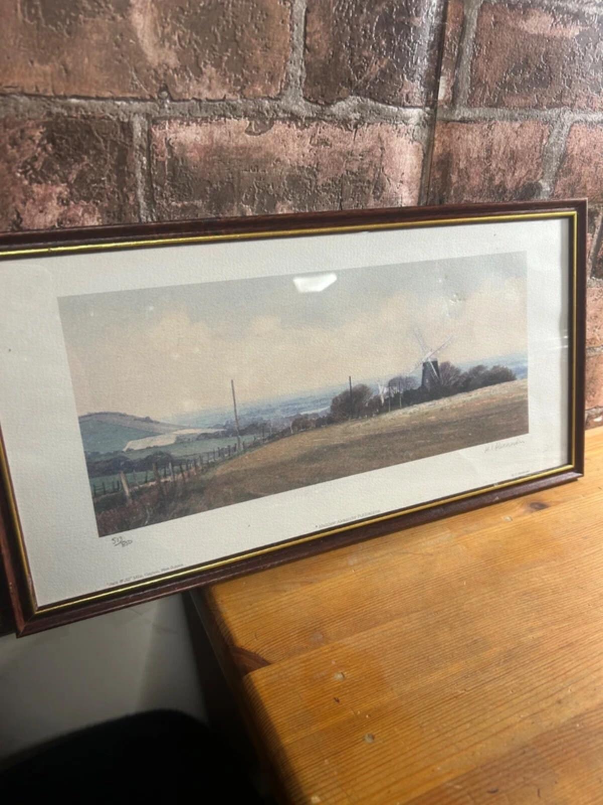 M.C Alexander 'Jack and Jill' Signed and Framed Print