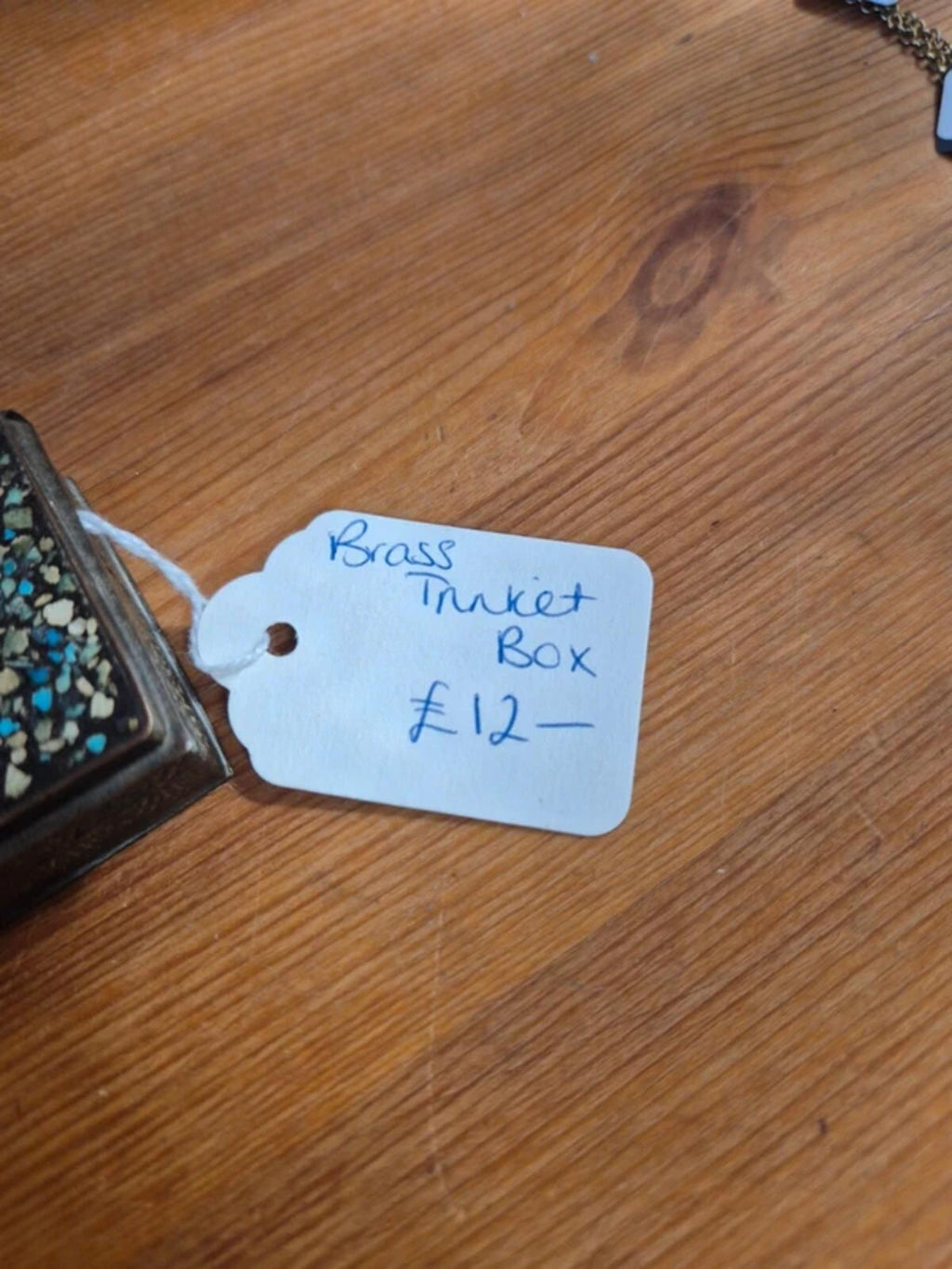 Brass trinket box