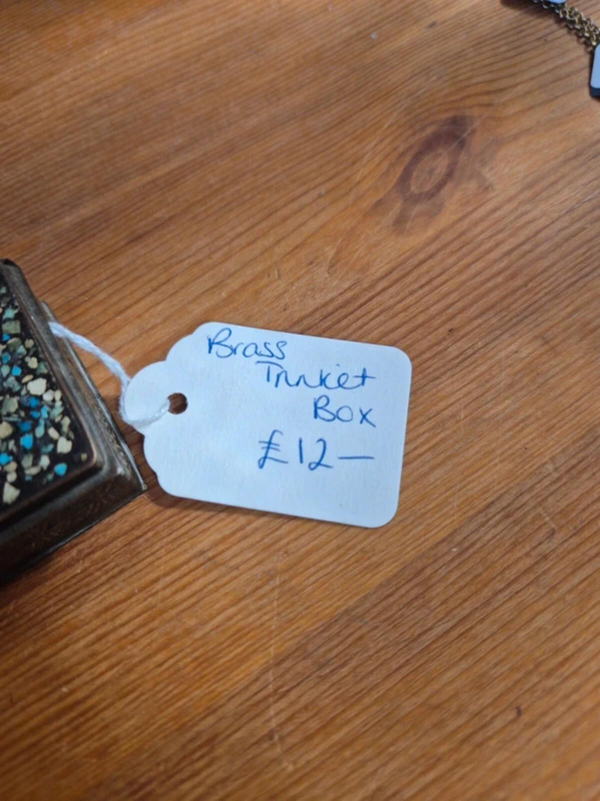 Brass trinket box