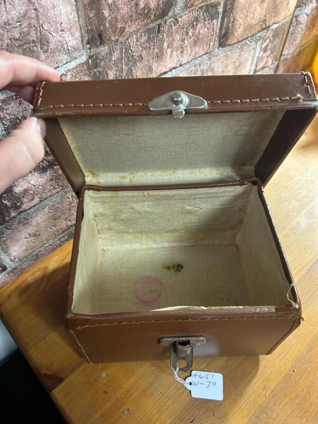 Vintage Brown Storage Box