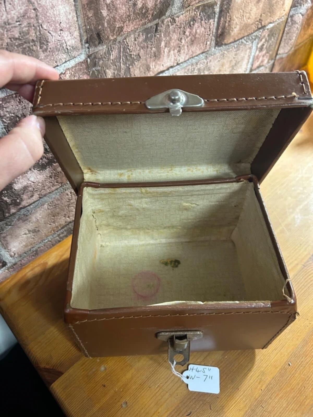 Vintage Brown Storage Box