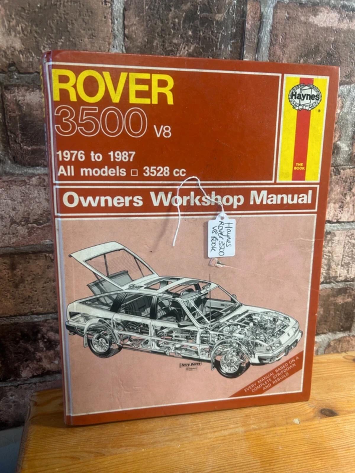 Haynes Rover 3500 V8 Book