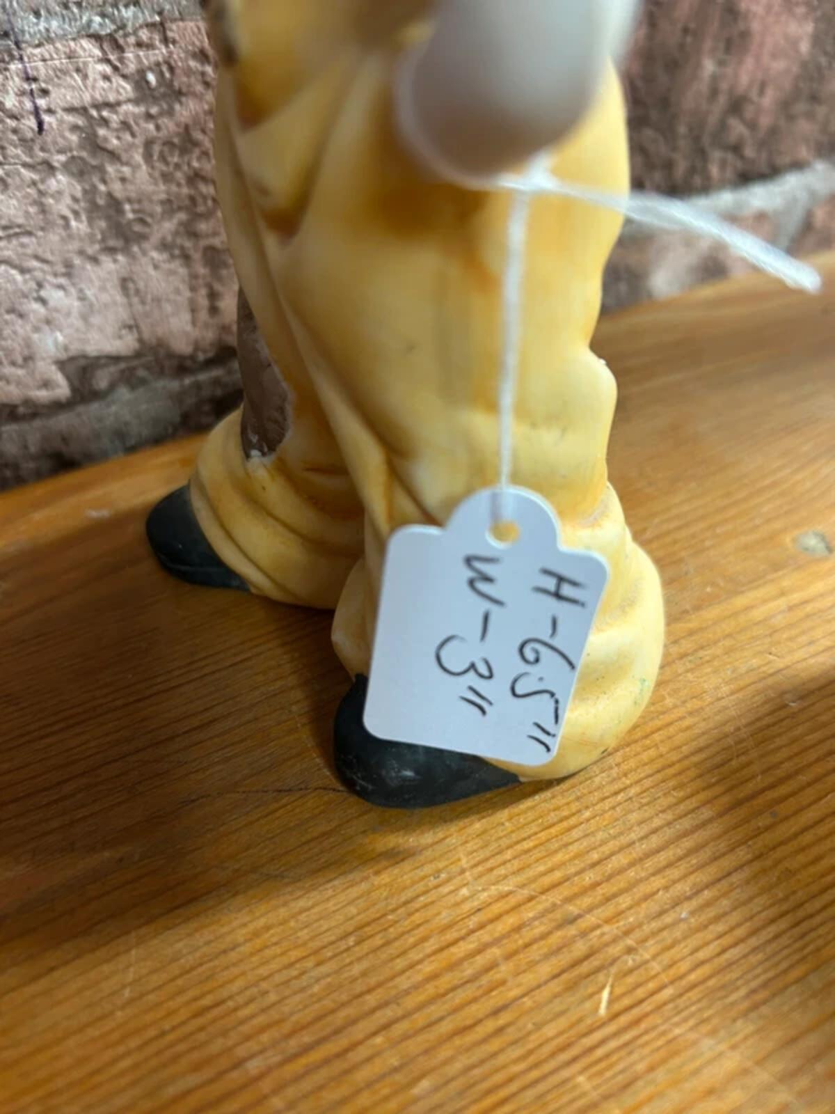 Kitsch Child in Rag Ceramic Figure