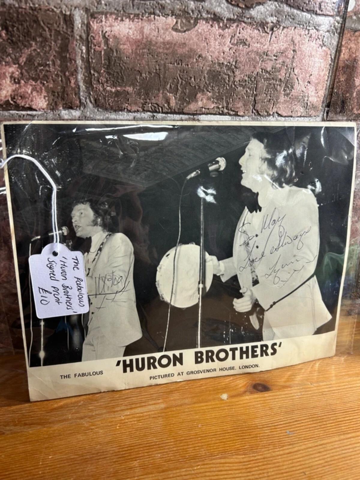 The Fabulous 'Huron Brothers' Signed Print