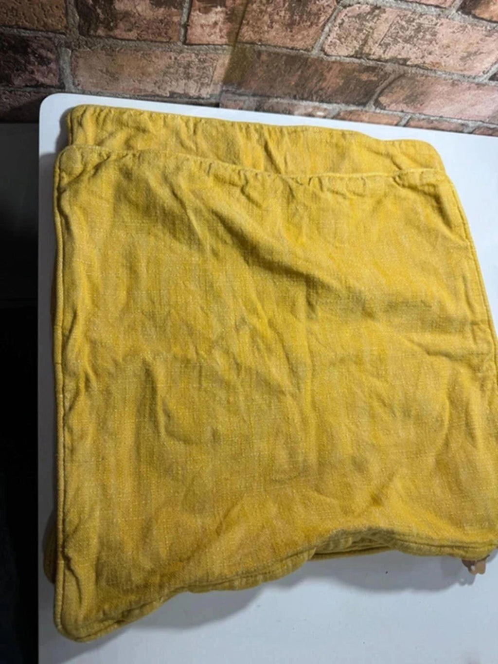 Mustard Cushion Covers x 2
