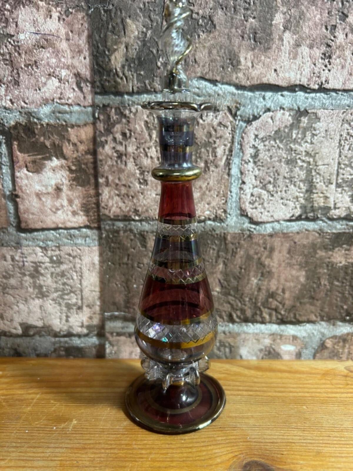 Egyptian Glass Style Perfume Bottle