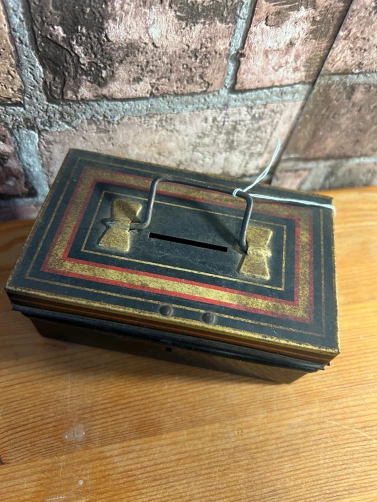 Vintage Metal Money Tin